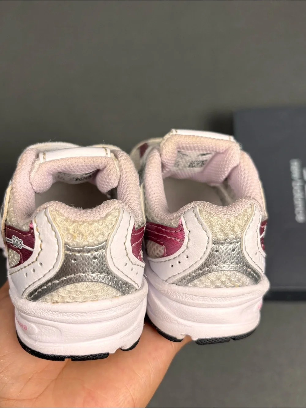 New Balance 530 ‘Metallic Pink/White’ Toddler Sneakers Size 7C